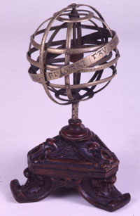 A demonstrational armillary sphere