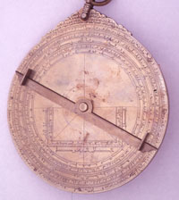 The back of an Islamic Astrolabe