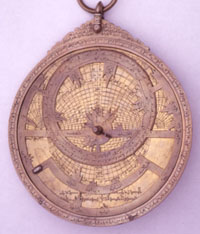 The front of an Islamic Astrolabe