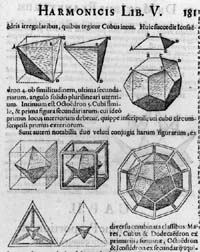 Regular polyhedra from Kepler's Mystery of the Universe